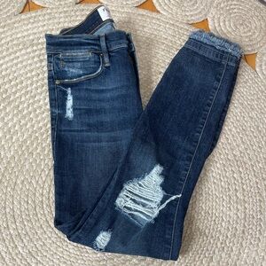 Frame Denim Le High Distressed Skinny Jeans